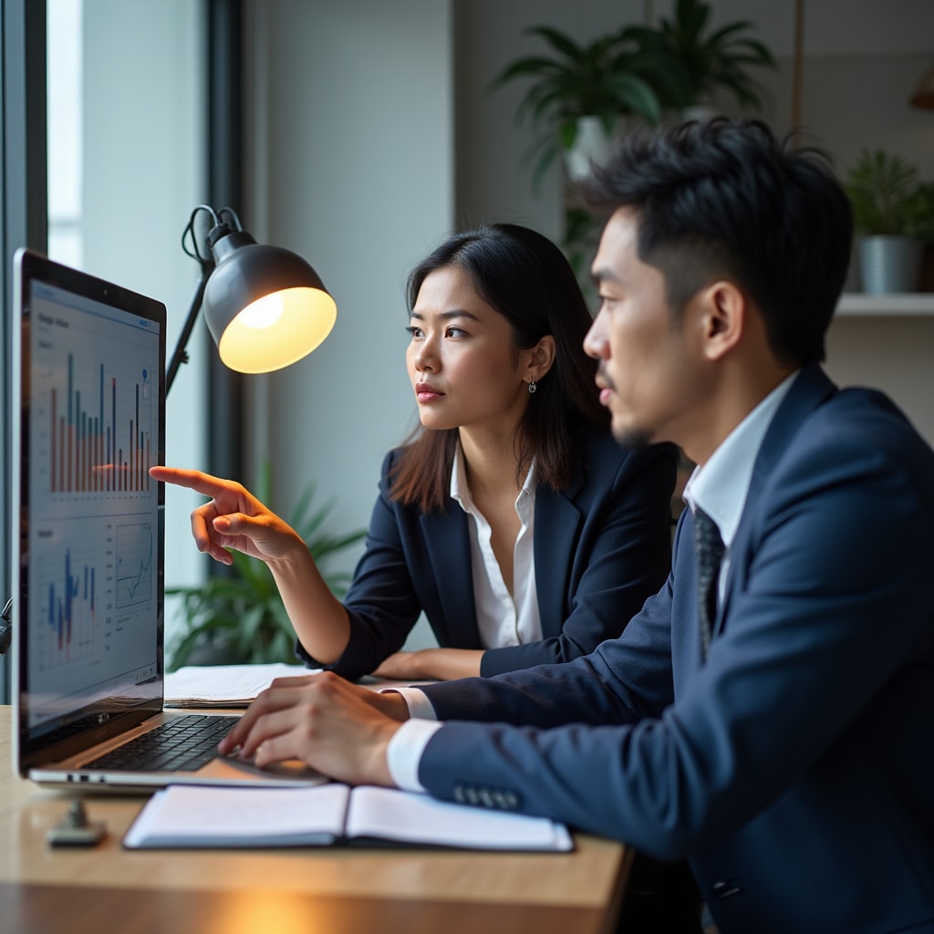 Advanced training session focused on production data analysis with detailed charts and graphs